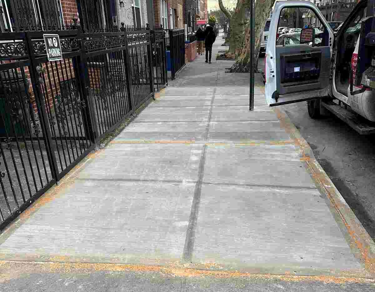  concrete sidewalk repaired by sidewalk repairs manhattan
