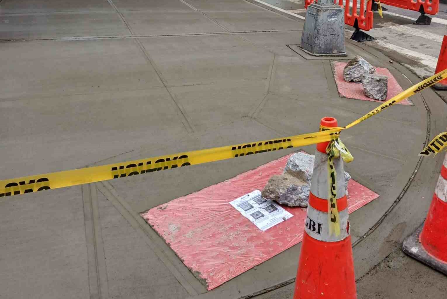 work done on NYC DOT Violation Removal by sidewalk repairs Manhattan